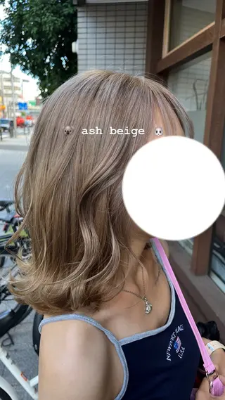 カラー aGland  taupe所属・🎧平野 ゆか🎧のヘアスタイル