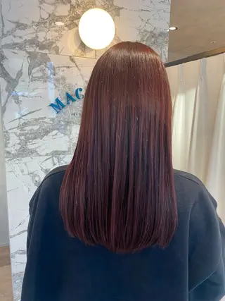 セミロング POCKET  いわき店所属・諸橋 美波のヘアスタイル