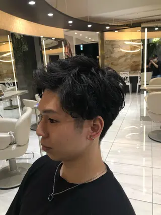 パーマ メンズ メンズ特化ニュアンス パーマ RYOのヘアスタイル