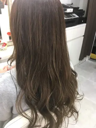 ロング カラー 髪質改善 中川 翔のヘアスタイル