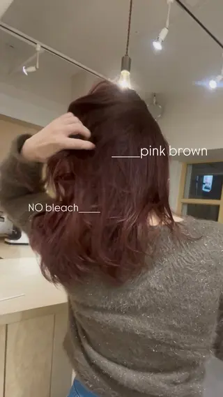 カラー ひな‪‪︎/暖色 柔color🫧のヘアスタイル