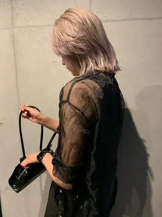 ショート カラー 似合わせウルフ/ レイヤー/山本祐輔のヘアスタイル