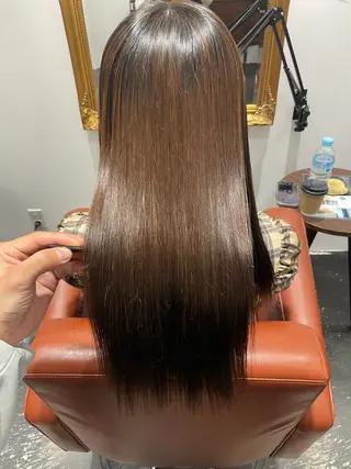 ロング 髪質改善 SHEER. 大阪梅田所属・髪質改善/ 梅田中崎町/宮里のヘアスタイル