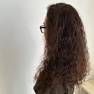 ロング パーマ 肥後 有紗のヘアスタイル