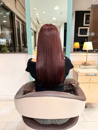 ロング カラー 女性専用髪質改善と縮毛矯正専門店COKORO 【元町/三宮】所属・なかい まなのヘアスタイル