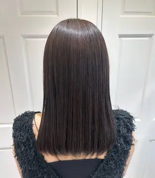 ミディアム カラー aaty さあやのヘアスタイル