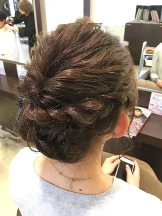 セミロング ヘアアレンジ 【PD VISEO】 GENKIのヘアスタイル