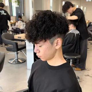 ショート パーマ メンズ SKILL ikebukuro所属・✂️メンズカット ひろき✂️のヘアスタイル