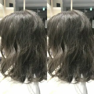 セミロング カラー grow上野御徒町【グロウ】所属・ブリーチ・ハイトーン 特化🎉内山のヘアスタイル