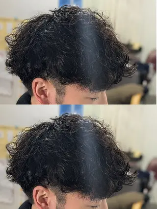 メンズ パーマ メンズパーマ/ボブ/ レイヤー店長えのもとのヘアスタイル