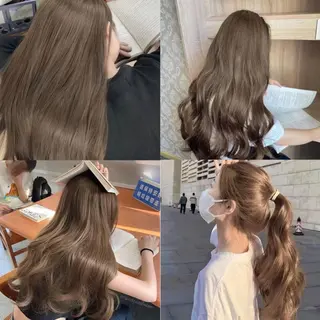 ロング ナナ♡レイヤーカット ♡似合わせカラーのヘアスタイル