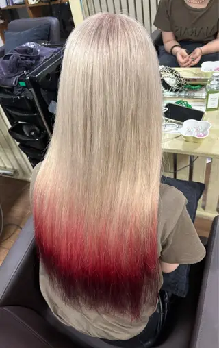 ロング DOTE hair make【ドォート】所属・限界オタク美容師 💜Natsuki☁のヘアスタイル