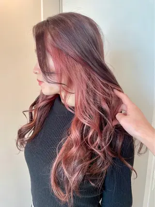 ロング 藤原 悠暉のヘアスタイル