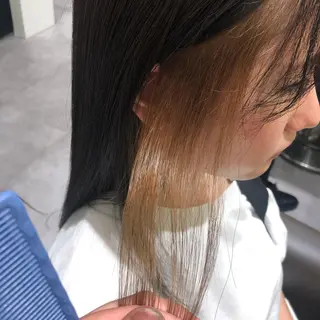 ロング カラー ムトウセイマ/艶髪 /艶ケアWブリーチのヘアスタイル