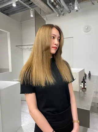 ロング カラー stén/kana /中明度カラーのヘアスタイル