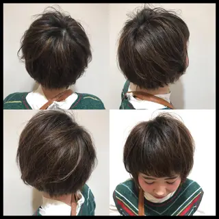 ミディアム カラー 似合わせ/ブリーチ カラー.岡田友仁のヘアスタイル