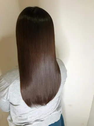 セミロング カラー ヘアアレンジ 髪質改善 MAKIのヘアスタイル