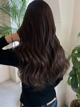 カラー ココルアナ所属・ゆう/大阪豊中/海外 カラー/艶カラーのヘアスタイル
