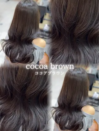 ロング カラー honoka/レイヤ ー/艶感カラー/韓国のヘアスタイル