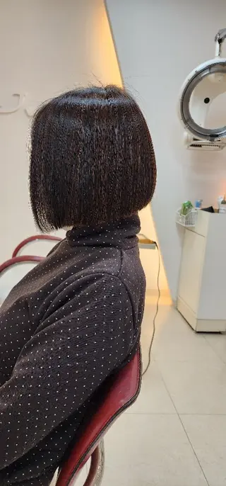 ミディアム カラー hairmake Juinのヘアスタイル