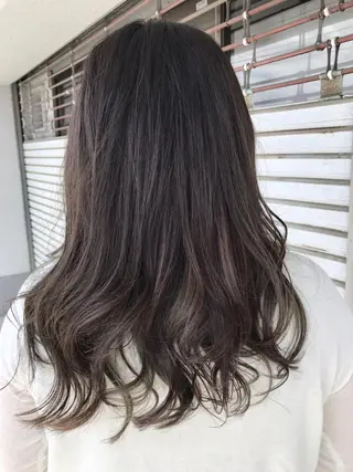 ミディアム カラー レイヤーカット匠 イソザキノリユキのヘアスタイル