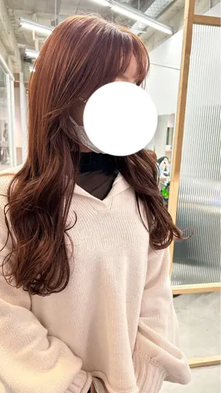ロング カラー 戸田 望月のヘアスタイル