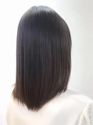 ミディアム 渋谷ブリーチカラー 韓国ヘアyuikoのヘアスタイル