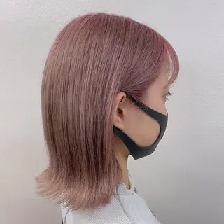 ミディアム 透明感♡グレージュ ♡ミルクティー♡のヘアスタイル