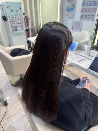 ロング カラー ボブ✂️ スパ🫧kurehaのヘアスタイル