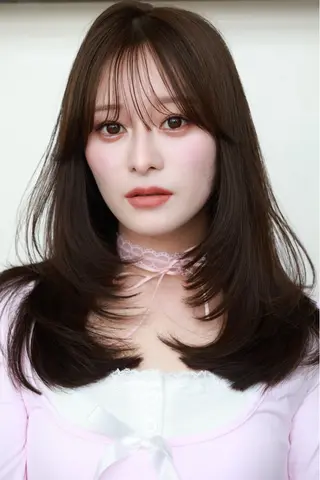 セミロング 立川🤍韓国ヘア/ レイヤー🇰🇷🖤のヘアスタイル