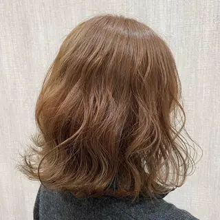 ミディアム カラー 🫧透け感⋆艶髪💎 山口アヤカのヘアスタイル