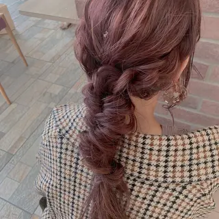 ロング カラー ヘアアレンジ yunica所属・yunica manaeのヘアスタイル