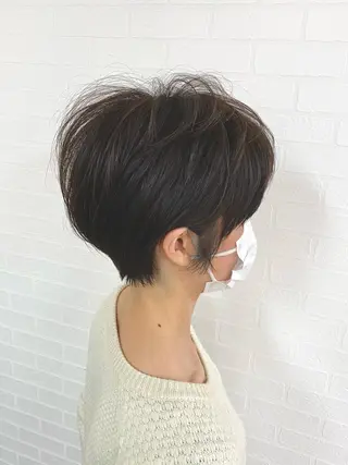 ショート カラー 🎁無料カットカラー 📷撮影モデル募集✨のヘアスタイル