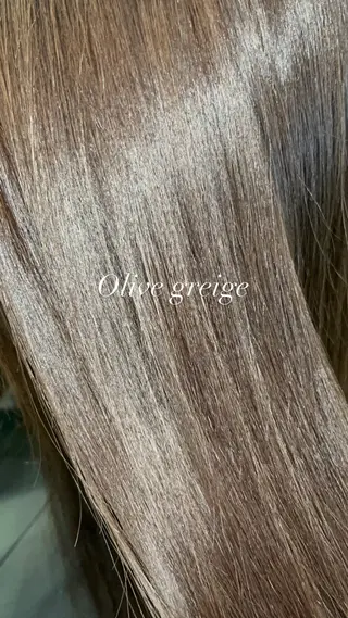 ロング 艶髪color💎髪 質改善ストレート大吉のヘアスタイル