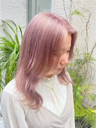 ミディアム カラー uros.所属・メンズパーマ/ エクステ🌞セナのヘアスタイル