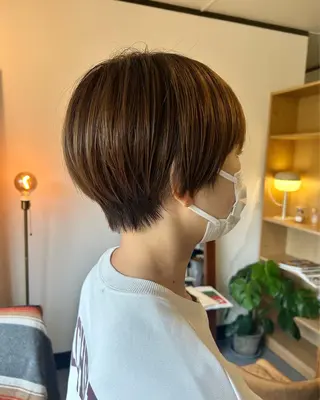 ショート カラー RECORD所属・RECORD sakuraのヘアスタイル