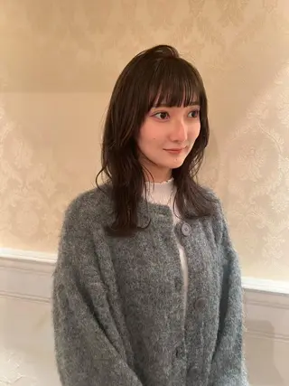 セミロング NAO🌿似合わせ トレンドhairのヘアスタイル