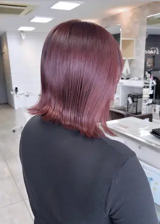 ミディアム 🫧艶髪カラー🫧 森本くるみのヘアスタイル