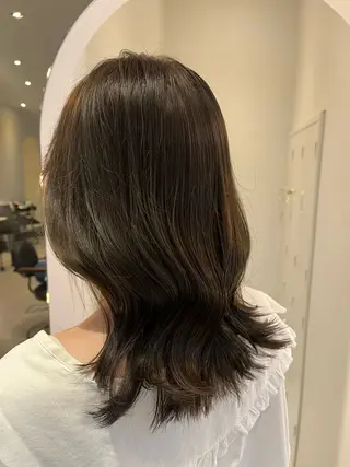セミロング 韓国ヘア🇰🇷/ みずき/レイヤーのヘアスタイル