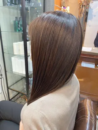 セミロング 桜田 修未のヘアスタイル