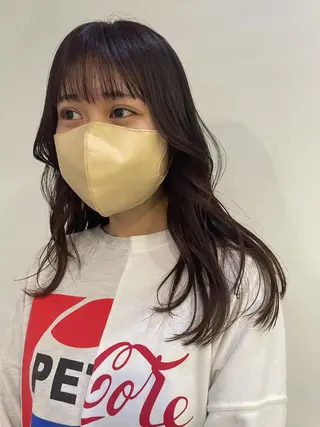 ロング silo所属・silo MOKA 顔周りカット🦦のヘアスタイル