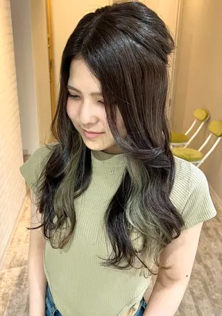 ロング カラー Realme  京都四条烏丸ドゥエby  yk所属・脱・パサつき髪 /髪質改善　小塚耀介のヘアスタイル