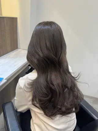 ロング カラー 韓国ヘア🇰🇷 YUKINAのヘアスタイル