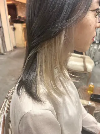 ミディアム カラー お任せヘア☘️☘️ 及川渚のヘアスタイル