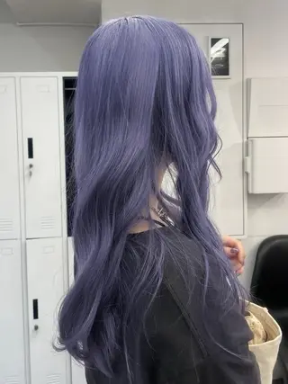 ロング カラー PELE所属・盛れる💖ミルクティ ー💍🎀yuiのヘアスタイル