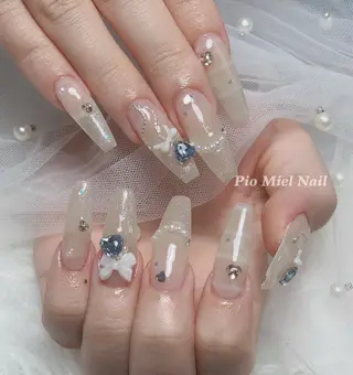 ネイル HANA 長さだしのネイルデザイン