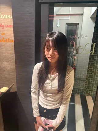 ロング αito新宿 カットモデル募集のヘアスタイル