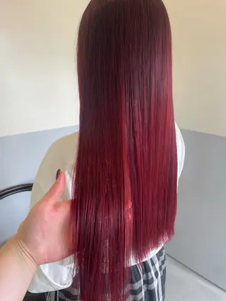 ロング カラー 鈴木 美由華のヘアスタイル