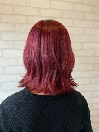 ミディアム カラー 【髪質改善】 夏目結以のヘアスタイル