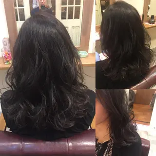 ミディアム カラー hair salon Ranun髪質改善のヘアスタイル